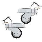 2 PCS Sweep and Mop Machine Walking Wheel per Mijia Styj02YM / MVVC01-JG (bianco)