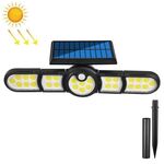 Giardino Solar Wall Light Outdoor Impermeabile Prato Prato Lampada dal Paesaggio Corridoio Piccolo Street Light, Specifiche: 5-Head 196 Cob
