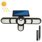 Giardino Solar Wall Light Outdoor Impermeabile Prato Prato Lampada da prato GRANDOR PICCOLA PICCOLO LUCE STREET, SPEC: 6-HEAD 200 LED