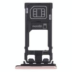Vassoio della scheda SIM + vassoio della scheda micro SD per Sony Xperia X Performance (rosa)