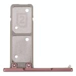 Vassoio della scheda SIM + vassoio della carta SIM per Sony Xperia Xa1 Ultra / Xperia XA1 (rosa)