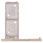 Vassoio della scheda SIM + vassoio della carta SIM per Sony Xperia Xa1 Ultra / Xperia Xa1 (oro)