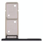 Vassoio della scheda SIM + vassoio della scheda SIM per Sony Xperia Xa1 Plus (nero)