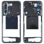 Piastra di lunetto originale cornice medio per Realme X50 5G Cina RMX2051, RMX2025 (blu scuro)