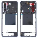 Piastra di lunetto originale con telaio medio per RealMe X50 5G Cina RMX2051, RMX2025 (BABY BLUE)