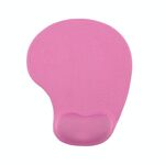 2 pezzi Silicone confortevole imbottito antiscivolo a mano Poggia azzurro da polso da polso, colore: rosa
