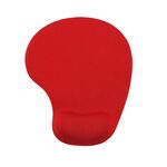 2 pezzi Silicone confortevole imbottito antiscivolo a mano Poggia azzurro da polso da polso, colore: rosso