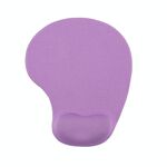 2 pezzi silicone comodo imbottito antiscivolo a mano Poggia azzurro da polso da polso, colore: viola
