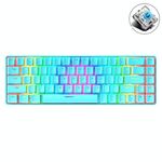 T8 68 Tasti Tastiera meccanica Gaming meccanica RGB Tastiera cablata RGB, lunghezza del cavo: 1,6 m (albero verde blu)