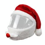 Cappello di natale del casco del motociclo Cappello all'aperto Pazza del casco divertente della santa del casco