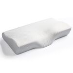 LD-007 Spazio Memory Foam Butterfly Pillow Cuscino del collo di sonno, Dimensioni: 61 × 35 × 11 / 6.5cm (tessuto lavorato a maglia in poliestere)