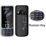 Servo V9500 Telefono cellulare, chiave inglese, 2,4 pollici, Spredrum SC6531CA, 21 tasti, supporto Bluetooth, FM, Suono magico, Torcia elettrica, GSM, Quad SIM (Nero)
