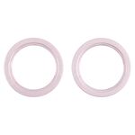 2 PCS Lente posteriore della fotocamera posteriore Lente in metallo Esterno del protettore anello del cerchio per iPhone 13