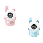 K22 Bambini Trasmissione vocale Walkie-Talkie Palmare Comunicazione wireless Comunicazione Giocattoli all'aperto, Stile: senza batteria (ape)