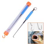 5 PCS Linea di pesca IMBOWERGER Gola profonda Gancio per il sollevatore Accessori per la pesca, specifiche: lunghezza 12.5 cm (blu)