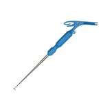 2 PCS 3 in 1 Gancio da pesca annodato e legato Gancio da pesca Multifunctional Hook Retractor (maniglia blu)