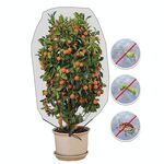 2 PCS Pianta Pianta Cover Cover Rete con cordoncino Greenhouse Fruit Tree Bird Cover, Specifica: 1x1,5m (bianco)