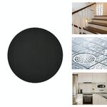 20 pezzi / pacco 8 cm Bagno Passi Adesivi antiscivolo PEVA (Nero)