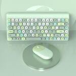 FV-W10 86-Keys 2.4G Set tastiera e mouse wireless (verde misto)