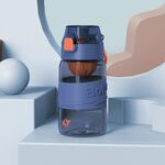 8012 Outdoor Ampia Capacità Sport Cup Anti-Impact Fitness Bollitore, Capacità: 500ml (Storm Blue)
