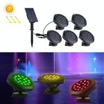 TS-S5403 Solar Disc Solar Surwater Light RGB Piscina Spotlight, Specifica: 5 in 1
