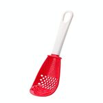 3 pezzi Cucchiaino da cucina e cucchiaio di drenaggio (rosso)