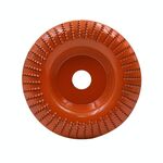 Woodworking Sanding Plastic Stab Discs Hard Round Grinding Wheels For Angle Grinders, Specification: 100mm Orange Curved