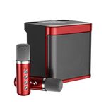 YS-203 Bluetooth Karaoke Speaker Microfono wireless (rosso)