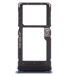 Vassoio della scheda SIM + vassoio della scheda micro SD per Motorola Moto G100 (blu)