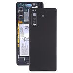 Copertura posteriore della batteria con coperchio della lente della fotocamera per Sony Xperia 5 II (nero)