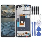 Schermo LCD e digitalizzatore assemblaggio completo con cornice per Nokia 2.4 TA-1277 TA-1275 TA-1274 TA-1270 (nero)