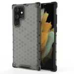 Per Samsung Galaxy S22 Ultra 5G Honeycomb PC + Custodia per telefono TPU (nero)