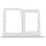 Vassoio della scheda SIM NANO + Vassoio per schede Micro SD per LG K31 LM-K300Q, LMK300, LGL355DL (argento)