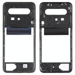 Piastra di lunetto per grafici medio per LG K61 LMQ630EAW, LM-Q630EAW, LM-Q630 (nero)