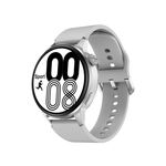 Guarda intelligente a cristallo in silicone DT4 da 1.36 pollici (argento)