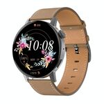 DT3 mini 1,19 pollice cinturino in pelle con schermo a colori Smart Watch (nero)