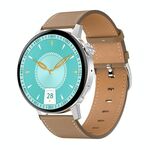 DT3 mini 1,19 pollice in pelle orologio a forma di cinturino a colori Smart Watch (Argento)