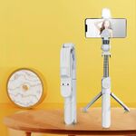 XT02SP Mini Bluetooth Live Treppied Selfie Stick (Bianco)