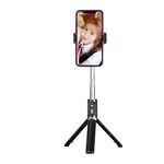 P60 Fill Light Bluetooth Telefono cellulare Selfie Stick (nero)