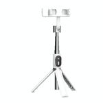 P6D Fill Light Bluetooth Mobile Selfie Stick (Bianco)