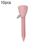 Dispositivo di irrigazione automatico regolabile per irrigazione a goccia per piante in vaso da 10 pezzi (rosa)