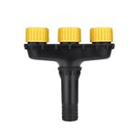 Dkksq Giardinaggio annaffiatoio ugello sprinkler, specifica: 3 testa con interfaccia da 1,5 pollici