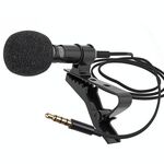 Microfono del colletto di registrazione del telefono cellulare GAM-140 (nero)