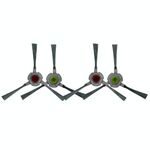2 paia Accessori per spazzola laterale per Ecovacs Deebot U2 / DGN22