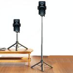 Cyke Pieghevole Telescopico Telefono Mobile Broadcast Stand Treppiede, Specifica: A31-1.6M (senza luce)