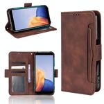 Per Ulefone Armor X9 Skin Feel Case del telefono in pelle del vitello (marrone)