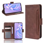 Per Ulefone Nota 6 / Nota 6P Skin Feel Celf Pattern Cassa del telefono in pelle (marrone)