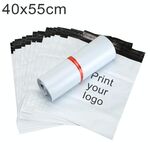 10000 PCS 40x55cm Borse da corridoio di plastica spesso stampato personalizzato con il tuo logo per i prodotti Packaging & Shipment (bianco)