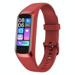 C60 IP67 Band fitness intelligente 1,1 pollici (rosso)