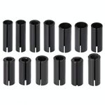 13 PCS / Set Fresatura Taglierina Conversione Chuck Incisione Macchina per incisione Trimmer Connettore di fresatura in legno elettrico